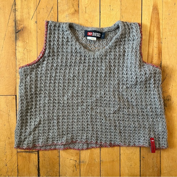 Vintage Diesel Knit Sweater Vest - Picture 3 of 7